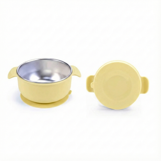 PRE ORDER! Stainless Steel Bowl Set of 2 (Butter Yellow & Baby Blue)