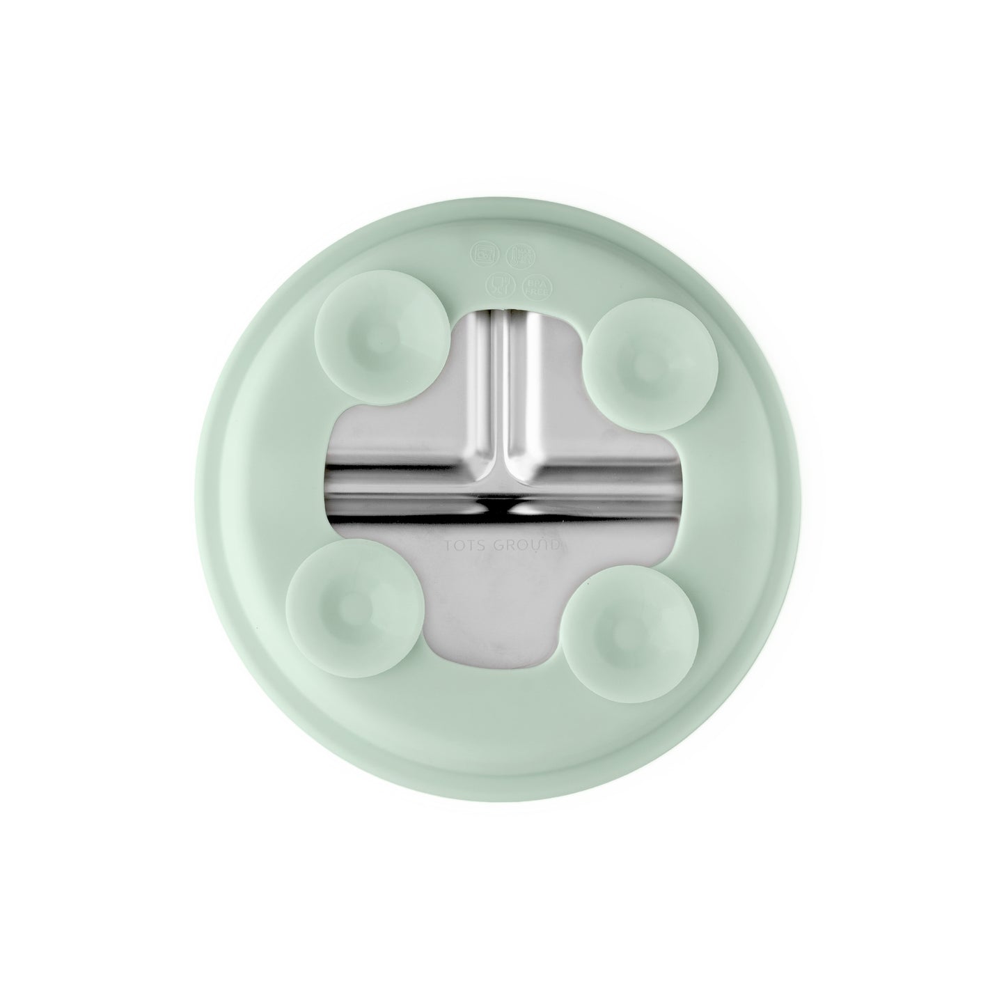 PRE ORDER ! Stainless Steel Plate Set of 2 (Mocha Mousse & Sage Green)