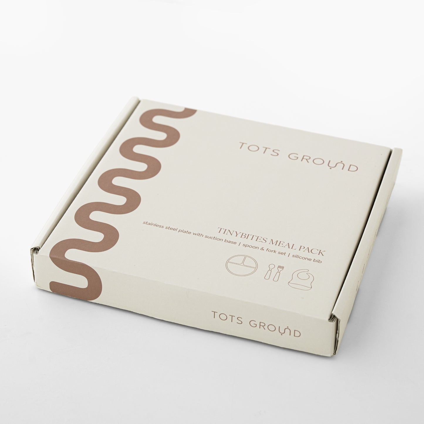 Stainless Steel Toddler Feeding Set 12+ Months- Mocha Mousse