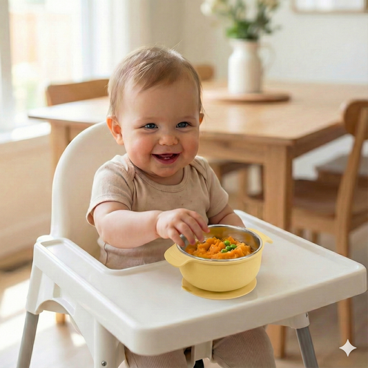 PRE ORDER! Stainless Steel Bowl Set of 2 (Butter Yellow & Baby Blue)
