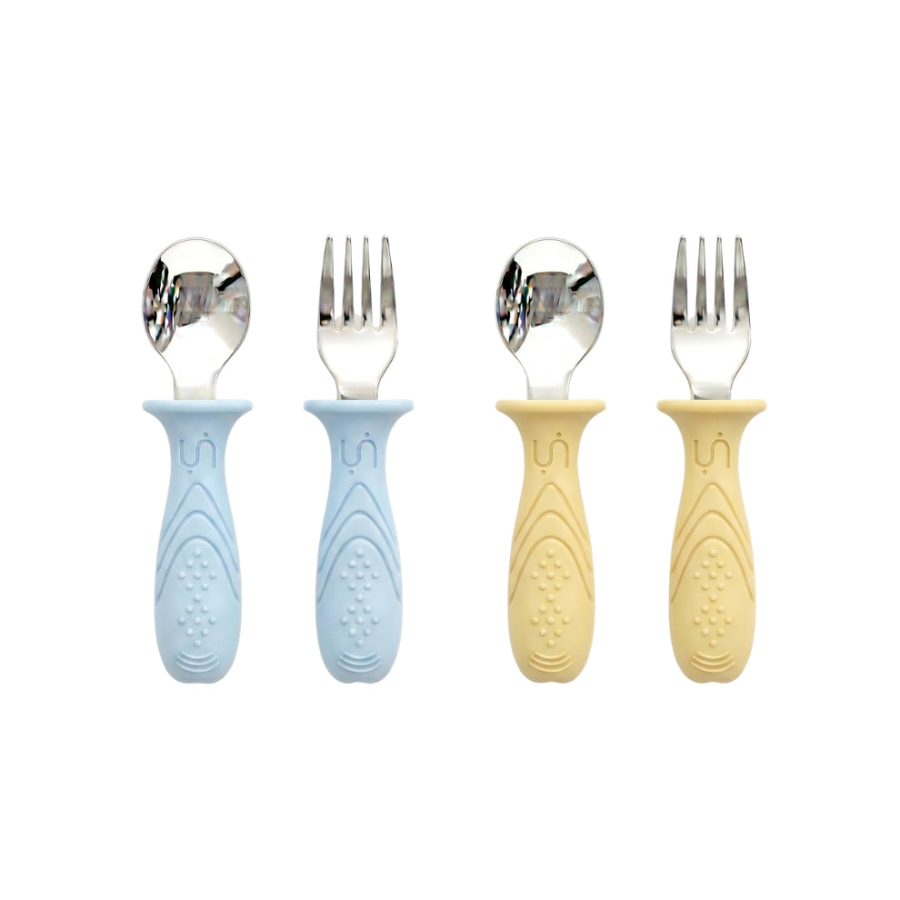 Tots Ground Stainless Steel Utensil Set of 4