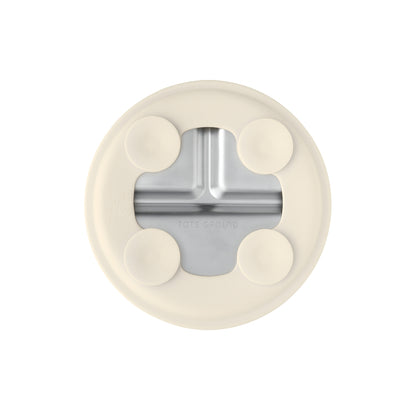 PRE ORDER! Stainless Steel Plate Set of 2 (Tofu & Pearl Blush)