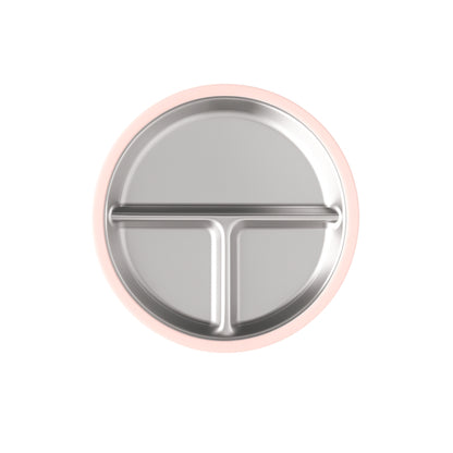 PRE ORDER! Stainless Steel Plate Set of 2 (Tofu & Pearl Blush)