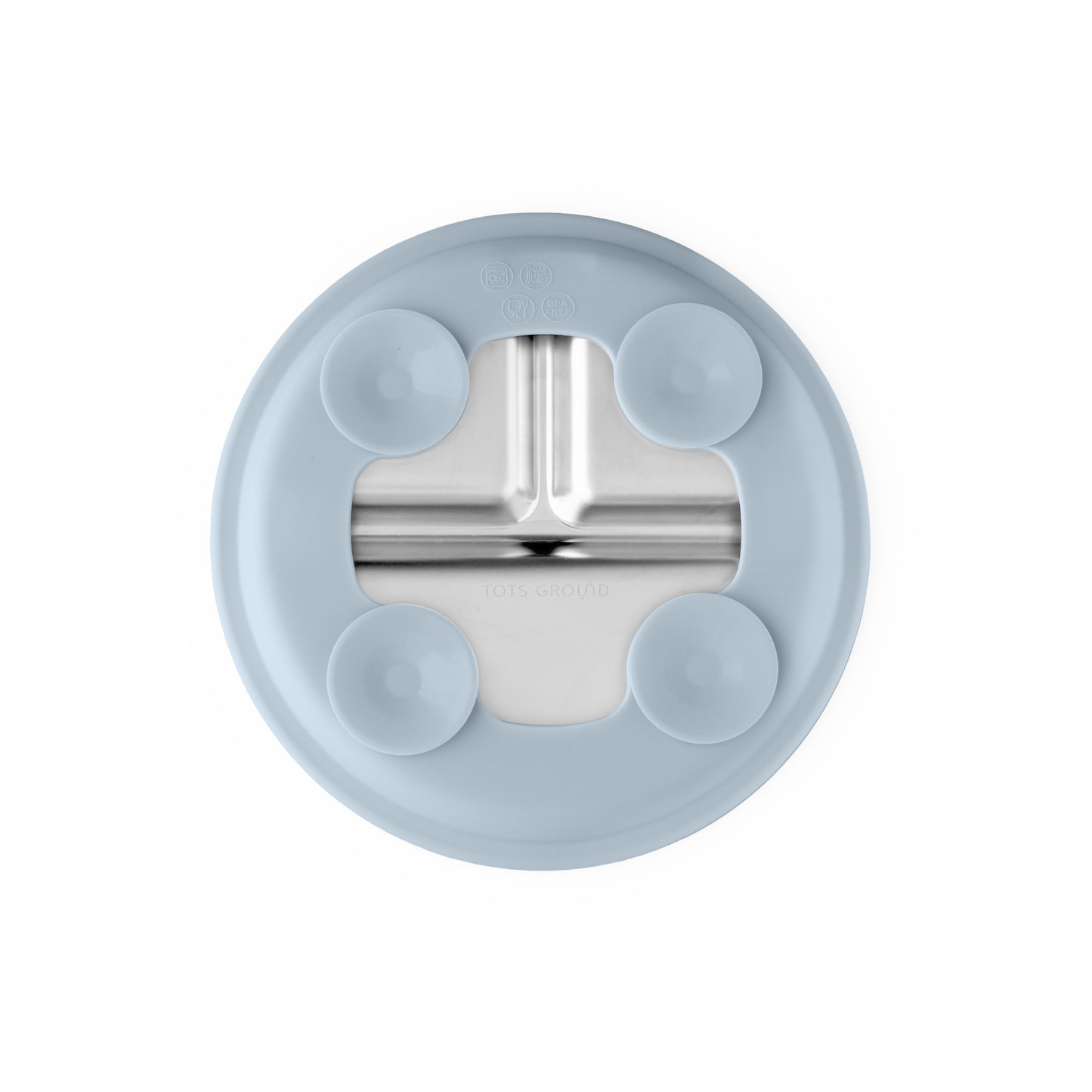 PRE ORDER ! Stainless Steel Plate Set of 2 (Butter Yellow & Baby Blue)