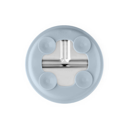 PRE ORDER ! Stainless Steel Plate Set of 2 (Butter Yellow & Baby Blue)