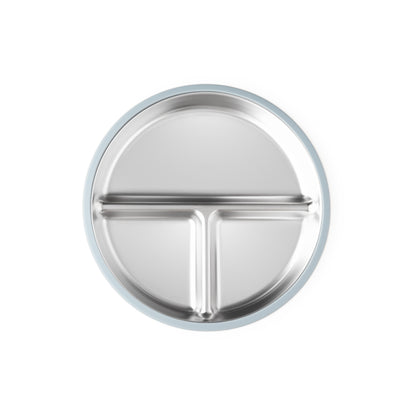 PRE ORDER ! Stainless Steel Plate Set of 2 (Butter Yellow & Baby Blue)